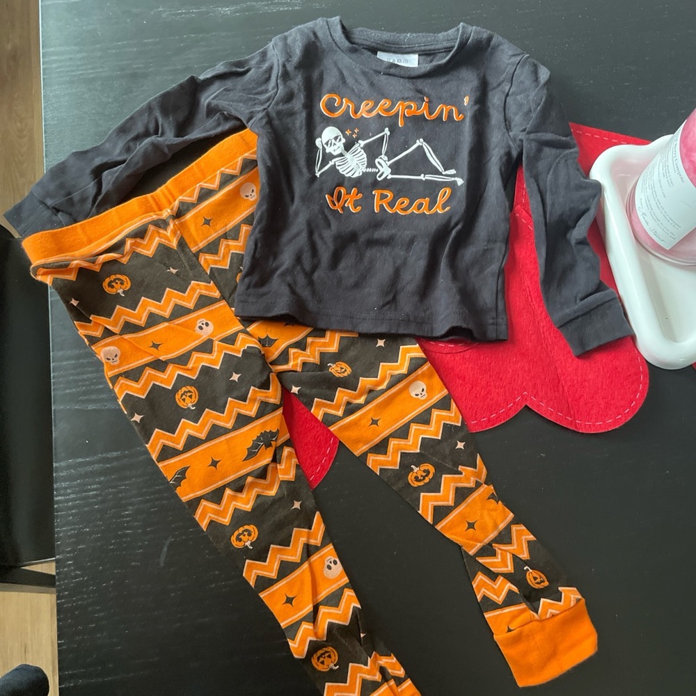 Halloween Skeleton Pajama Set